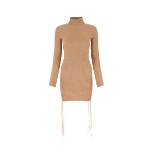 Andrea Adamo Women Powder Pink Stretch Viscose Blend Dress